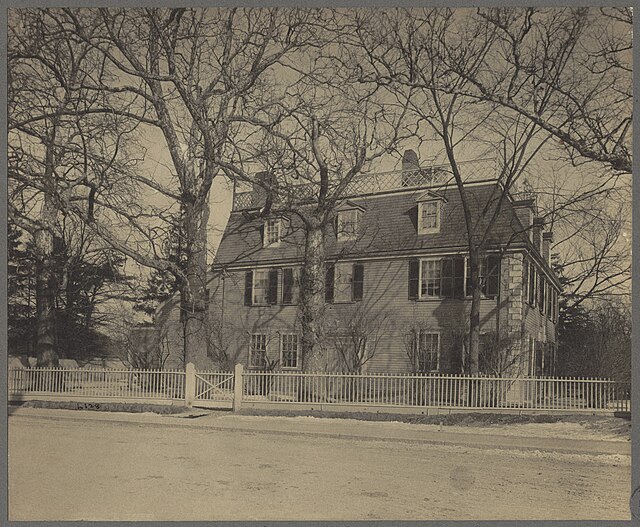 Birthplace of Everett in Dorchester, Massachusetts. ca.1898 photo