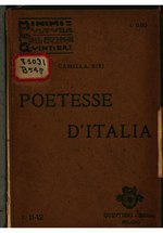 Thumbnail for File:Bisi - Poetesse d'Italia, Milano, Quintieri, 1916.djvu