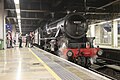 Black 5 steam locomotive 45212 at London Paddington.jpg