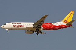 Разбившийся самолёт в 2006 году (в период эксплуатации в Air-India Express)