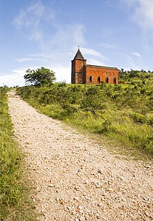 Church of Mount Bokor old Catholic church in Cambodia