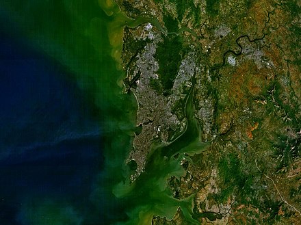 Imatge des d'un satèl·lit de Bombai