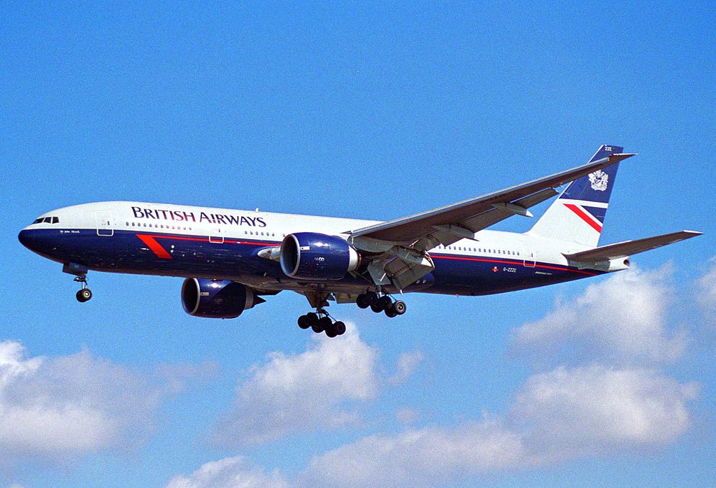 File:British Airways Boeing 777-236; G-ZZZE@LHR;04.04.1997 