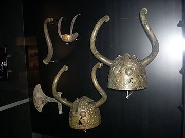 The Veksø helmets - Bronze Age horned helmets from Brøns Mose at Veksø on Zealand, Denmark