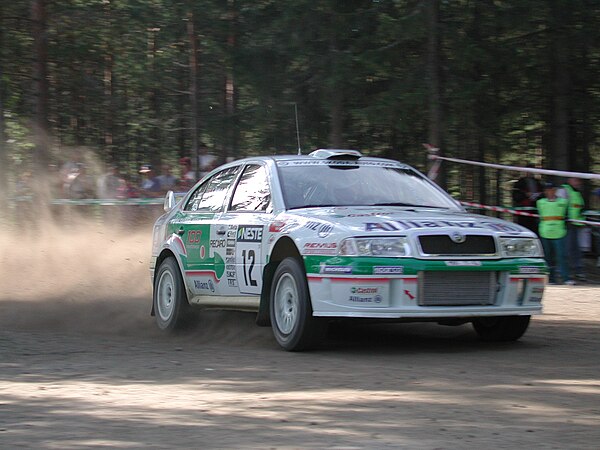 Thiry at the 2001 Rally Finland.