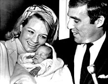 With husband, the composer Burt Bacharach and new-born Nikki, 1966 Burt Bacharach - Angie Dickinson -baby 1966.jpg