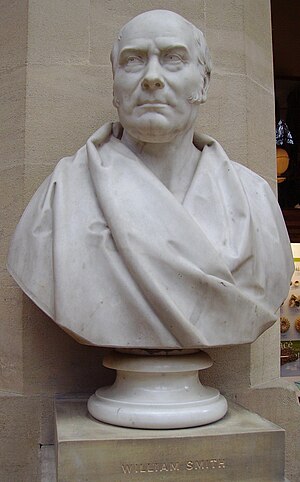 Bust of W. Smith, in the Oxford University Museum of Natural History