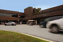 Ilustração fotográfica do Hospital Naval Camp Lejeune