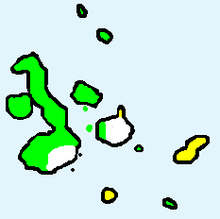 Buteo galapagoensis distribution.PNG