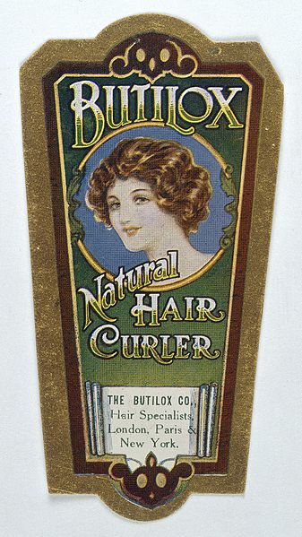 File:Butilox natural hair curler. Bottle label Wellcome L0031646.jpg