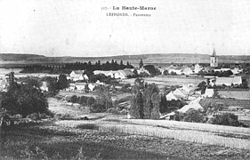 Panorama du village vers 1910.