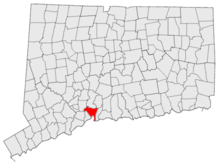 Location of New Haven in Connecticut CTMapOfNewHaven.png