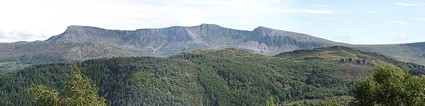 The northern side of Cadair Idris viewed from Garth Gell (Bontddu)