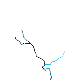 California Yüksek Hızlı Demiryolu route.svg