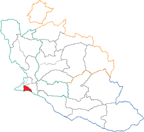 Poziția localității Cantonul Avignon-Sud