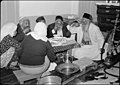 Ceremony of eating the Passover, Yemenite family, April 3, 1939. Eating regular meal LOC matpc.18365.jpg