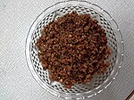 Một loại chẩm chéo ướt dẻo của người Isản (Nam Jim Jaew) với muối, mì chính, hạt mắc khén, tỏi, ớt giã mịn