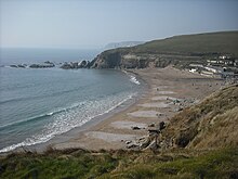 The beach Challaborough beach.JPG