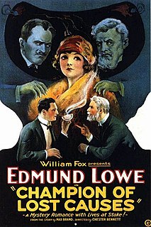<i>Champion of Lost Causes</i> 1925 film