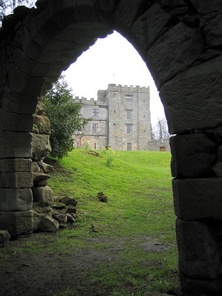 File:Chillingham Castle from the arch - geograph.org.uk - 1283651.jpg