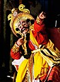 Shri.Chittani Hegde as kaurava (Padya-Ninneye balu yenu) -Yakshagana