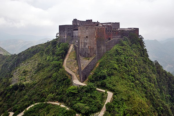 Citadelle Laferrière, 19th-century fortress in Haiti. It was built by freed slaves as a defence against France