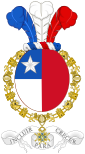 Coat of Arms of Michelle Bachelet (Order of Charles III).svg
