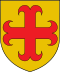 Coat of arms of Mgr Georges d’Aubusson de la Feuillade (Shield).svg