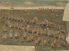 Combat naval d'Ouessant (probablement celui de 1781).