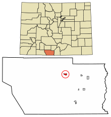 Conejos County Colorado Incorporated and Unincorporated areas Capulin Highlighted 0811975.svg