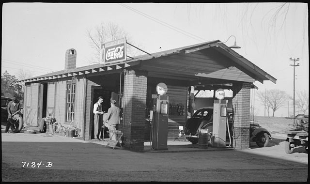 Cooperative Creamery Station in Starkville, 1939