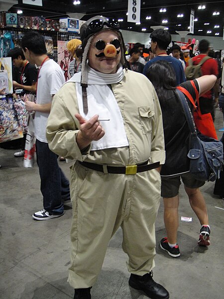 File:Cosplay of Porco Rosso, Anime Expo 2010 (4836636545).jpg