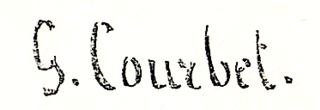 signature de Gustave Courbet