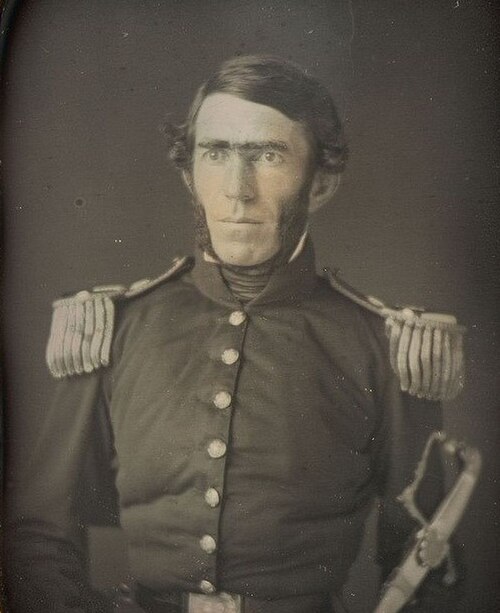 Lieutenant colonel Braxton Bragg, around the time of the Mexican War