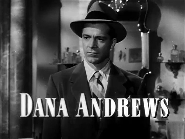 Andrews in the trailer for Laura (1944)