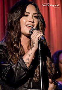 Demi Lovato ved Live at the Grammy Museum i Los Angeles, California, 16. september 2017.