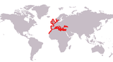 Zona de distribución de lubina común