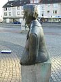 Statue in Bremen, germany, in at the wartbug stop. with another five statues, the six form a circle.