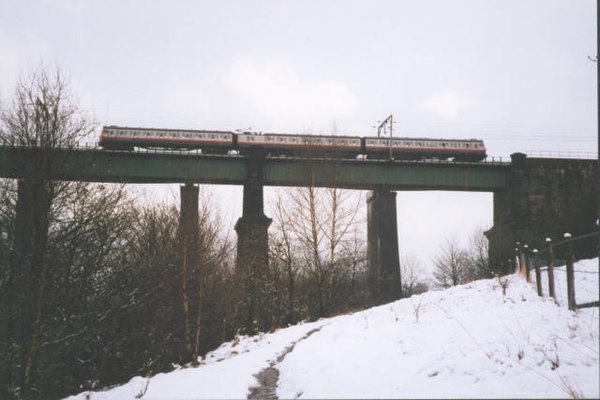 Dinting Viaduct in 1994