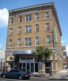 The Southern Aid Society-Dunbar Theater Building, built in 1921. Dunbar Theatre Washington DC.JPG