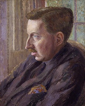 Portrett av E.M.  Forster av Dora Carrington