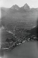 Luftbild von 1919, aufgenommen aus 800 Metern Höhe von Walter Mittelholzer