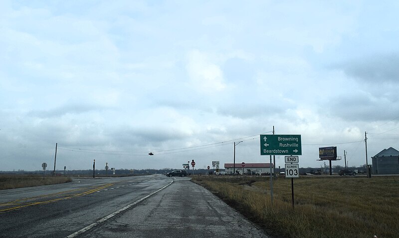 File:Eastern end of Illinois Route 103.jpg