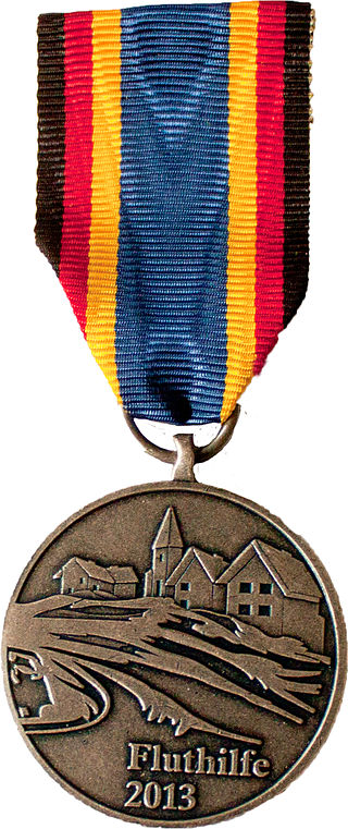 <span class="mw-page-title-main">German Flood Service Medal (2013)</span> Award