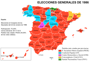 1986年スペイン議会総選挙