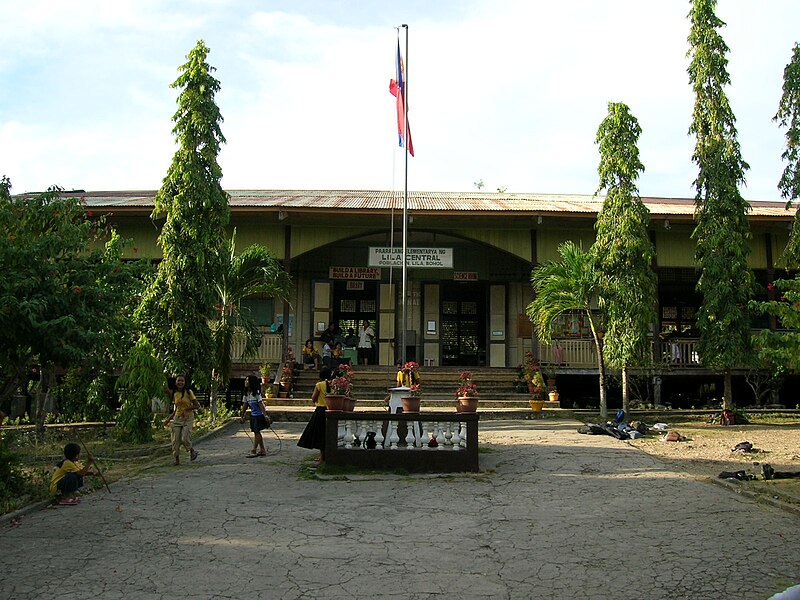 File:Elementary school in Lila, Bohol.JPG