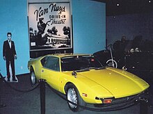 De Tomaso Pantera, once owned by Elvis Presley ElvisDeTomaso.jpg