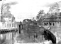 Gezicht op de Neksluisbrug. Foto Jan Goedeljee (eind 19e eeuw)