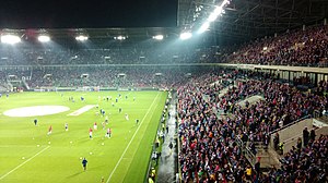 Das Stadion am 21. Februar 2016, dem Tag der Wiedereröffnung