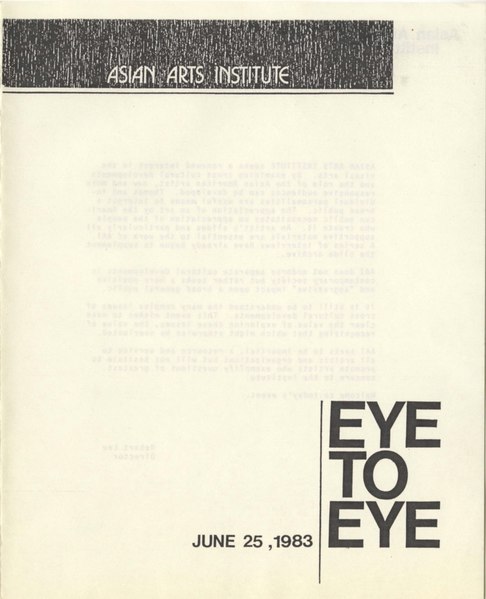 File:Eye to Eye brochure (Asian American Arts Centre).djvu